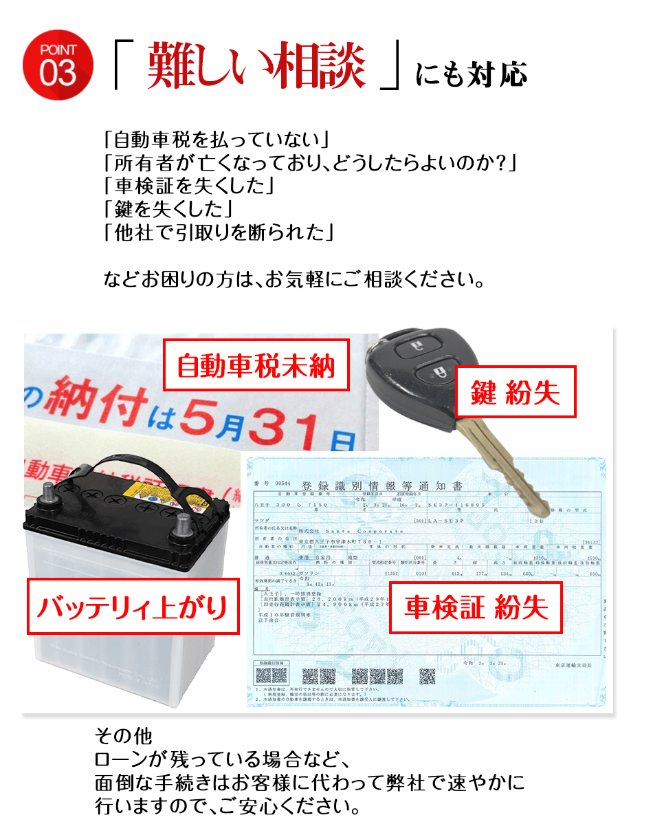 難しい相談にも対応